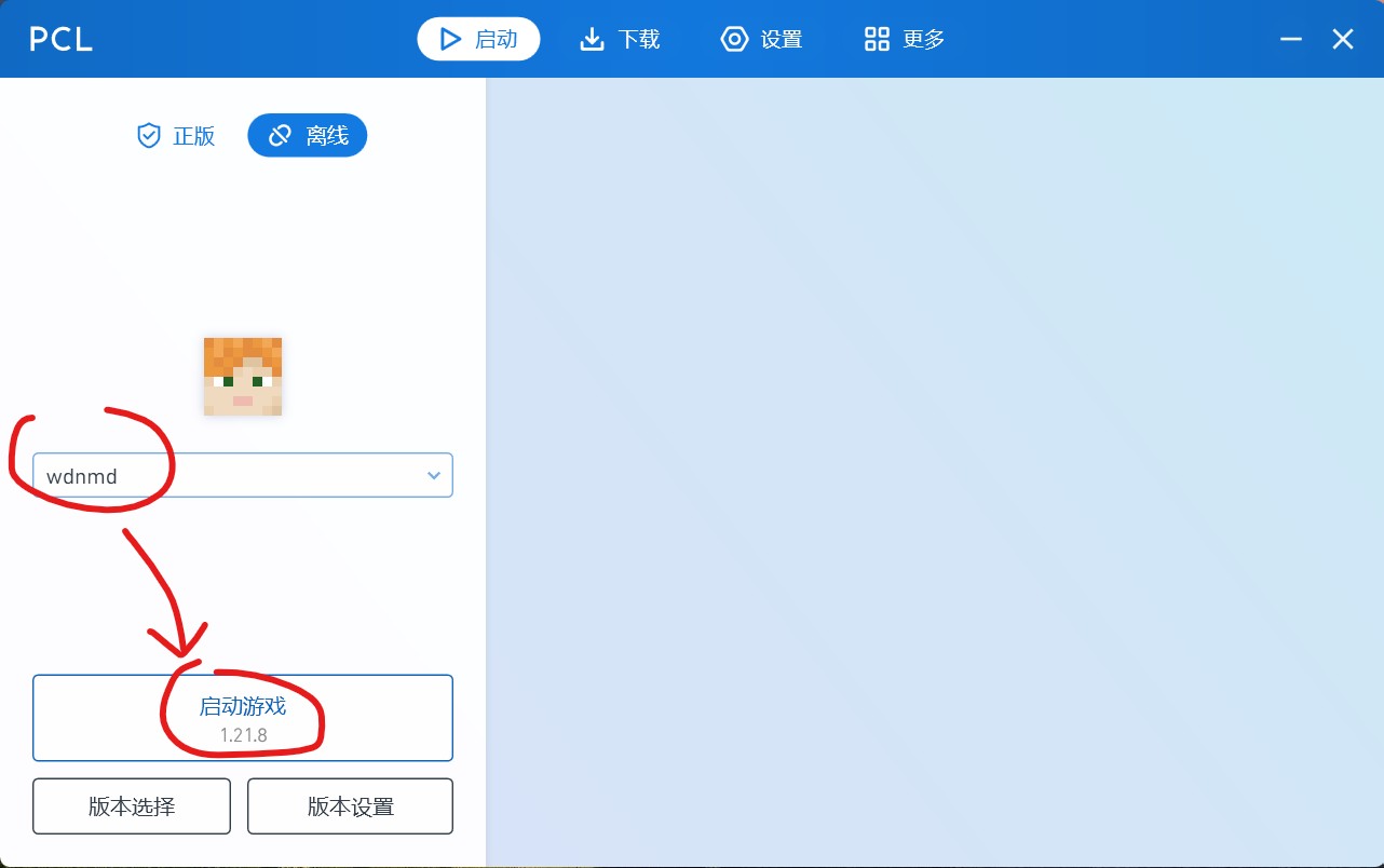 启动客户端示例